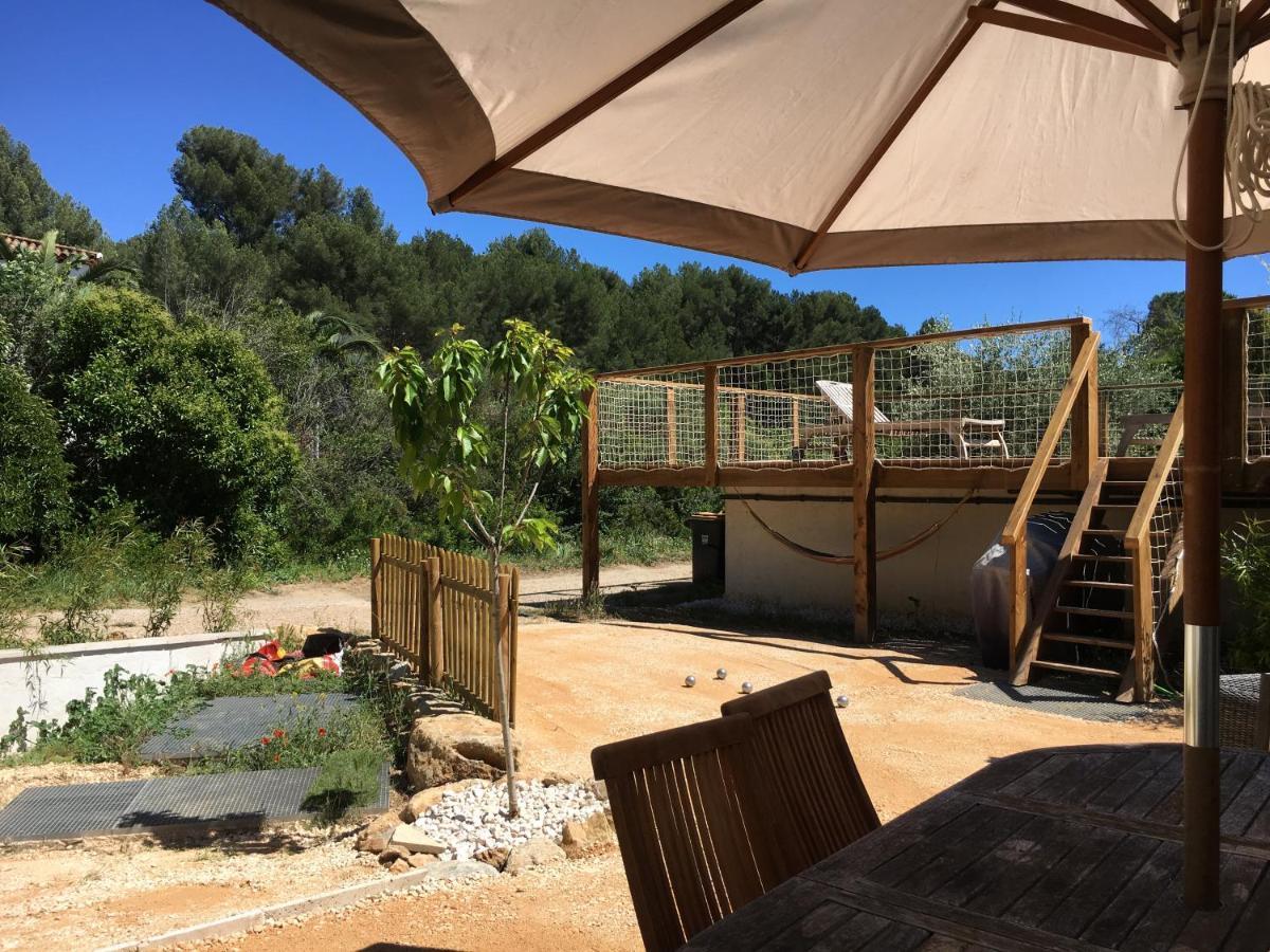 Rez-De-Villa Proche De La Mer - Villa Temana Saint-Cyr-sur-Mer Bagian luar foto
